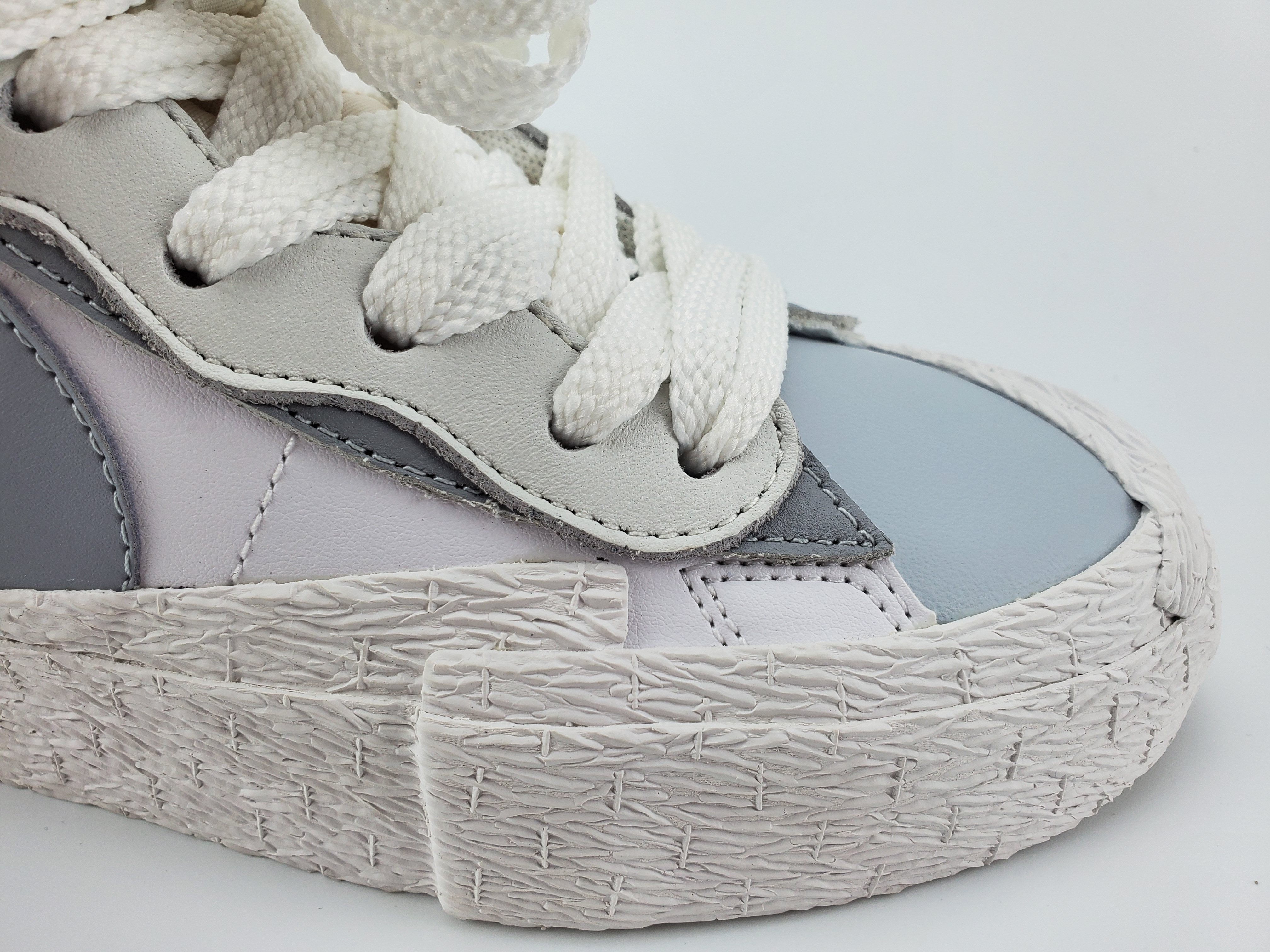 Nike Blazer High Sacai White Grey
