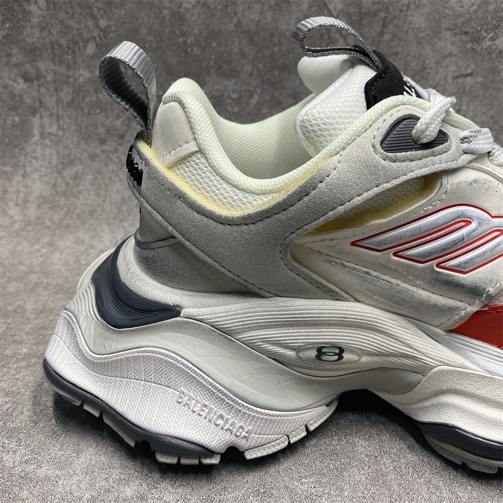 Balenciga Cargo White Grey Red