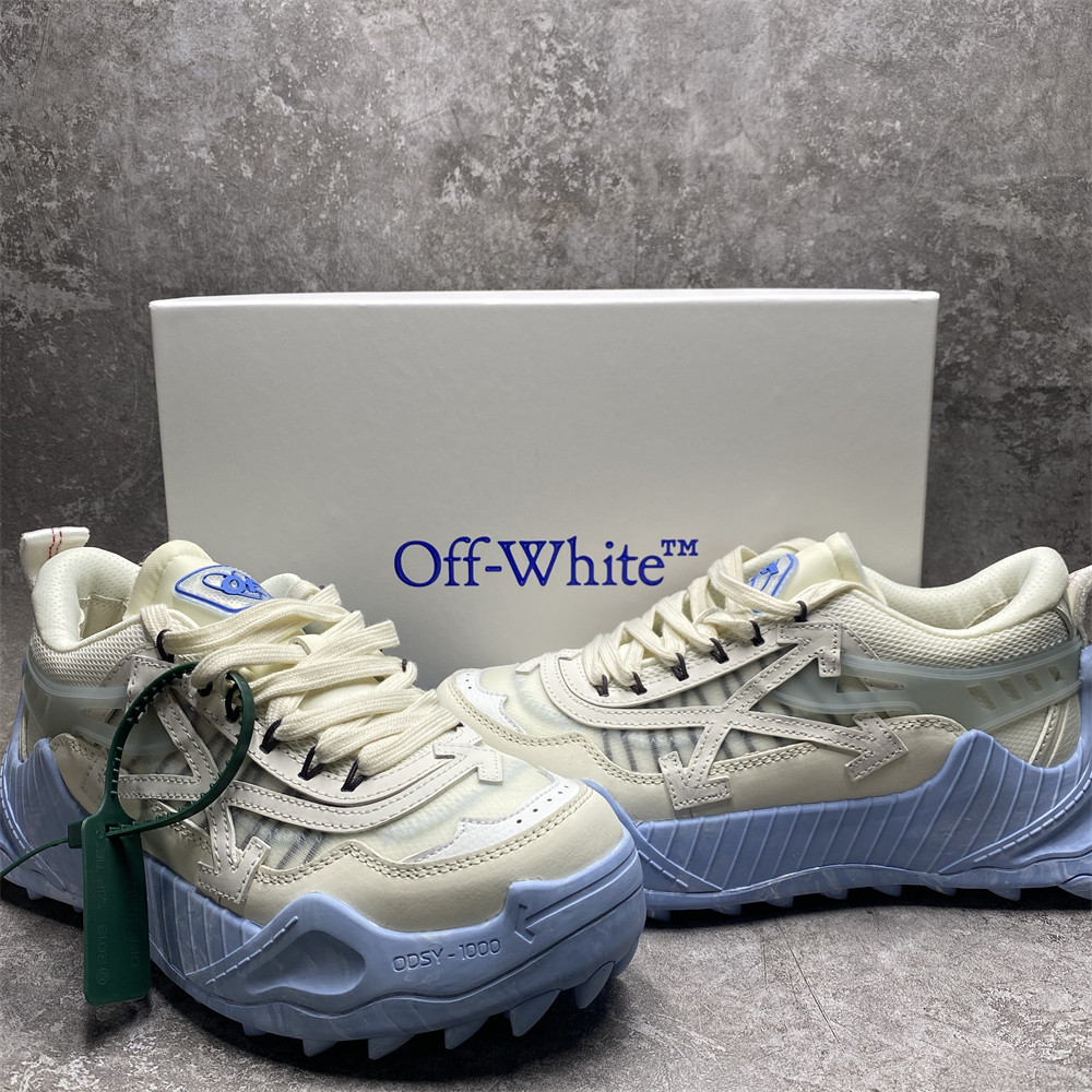 OFF-WHITE ODSY-1000 WHITE BLUE