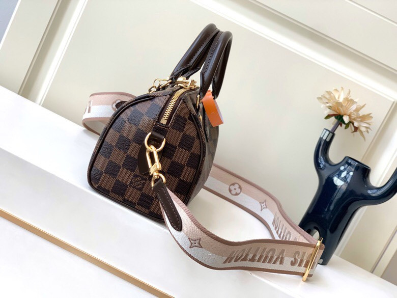 LV Speedy Bandoulière 20  N40489 8.1 x 5.3 x 4.7 inches
