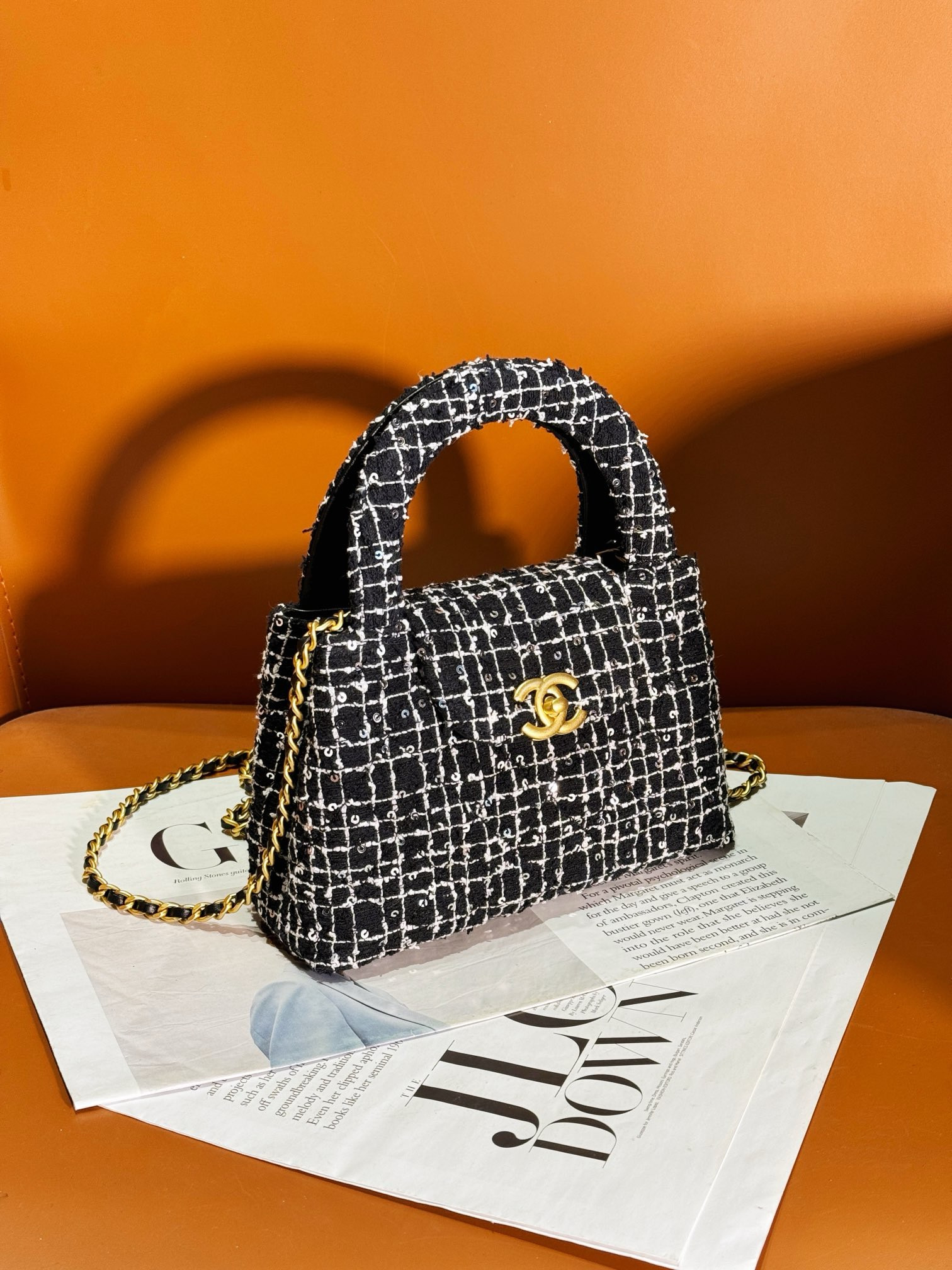 Ch*el mini shopping bag 19x13x7cm