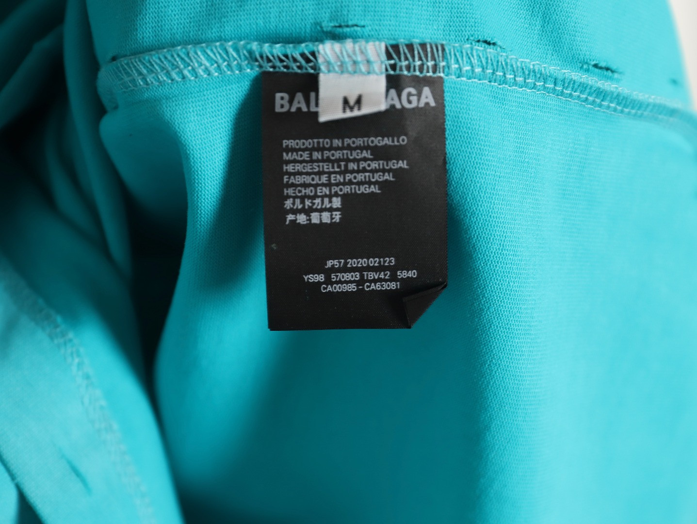 Ba*len*cia*ga 23ss short-sleeved t-shirt
