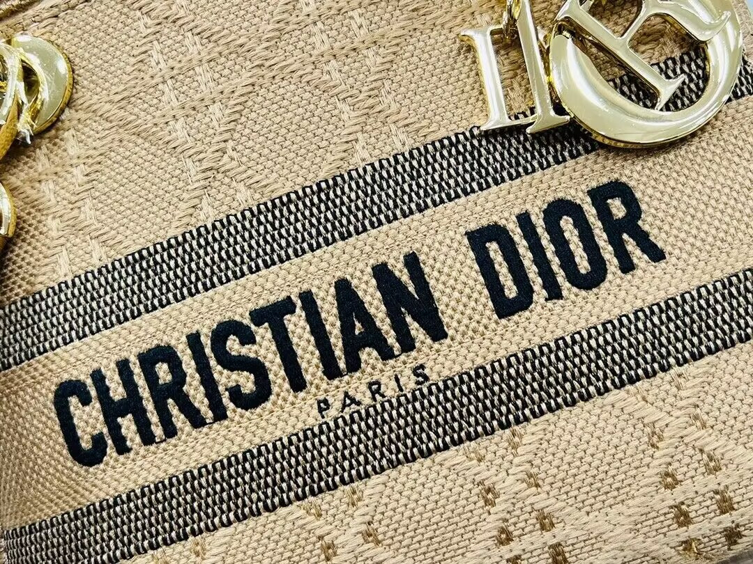 D*or medium lady d-lite bag 24x20x11cm
