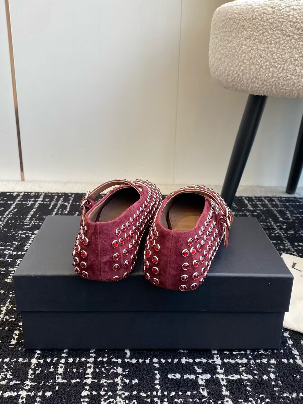 UA ALAÏA STRASS BALLET FLATS