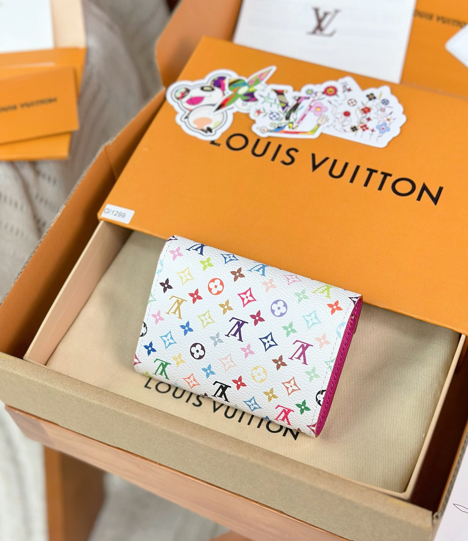 LV x TM Victorine Wallet M14163 12x9.5x2.5cm