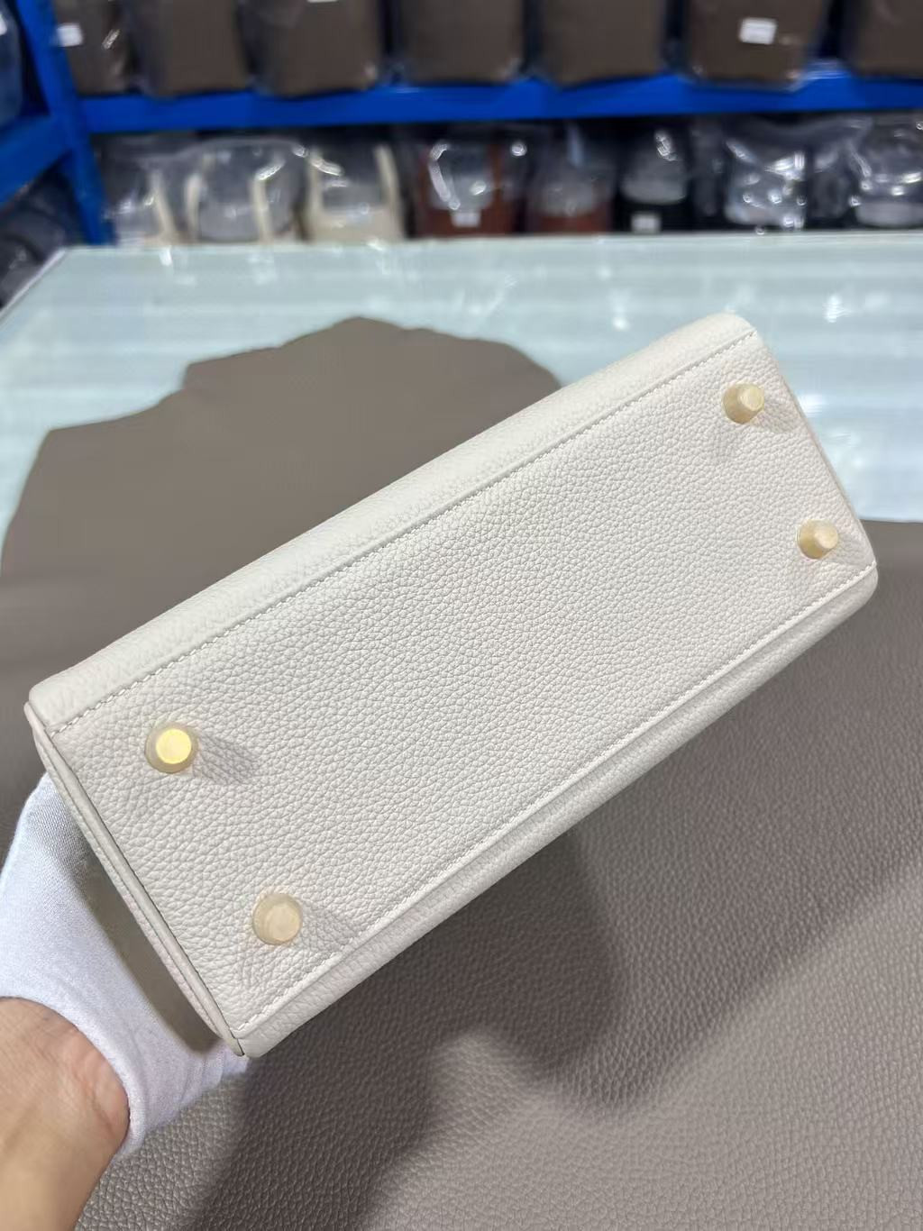 HERMÈS Kelly gold-tone Hardware 25 28