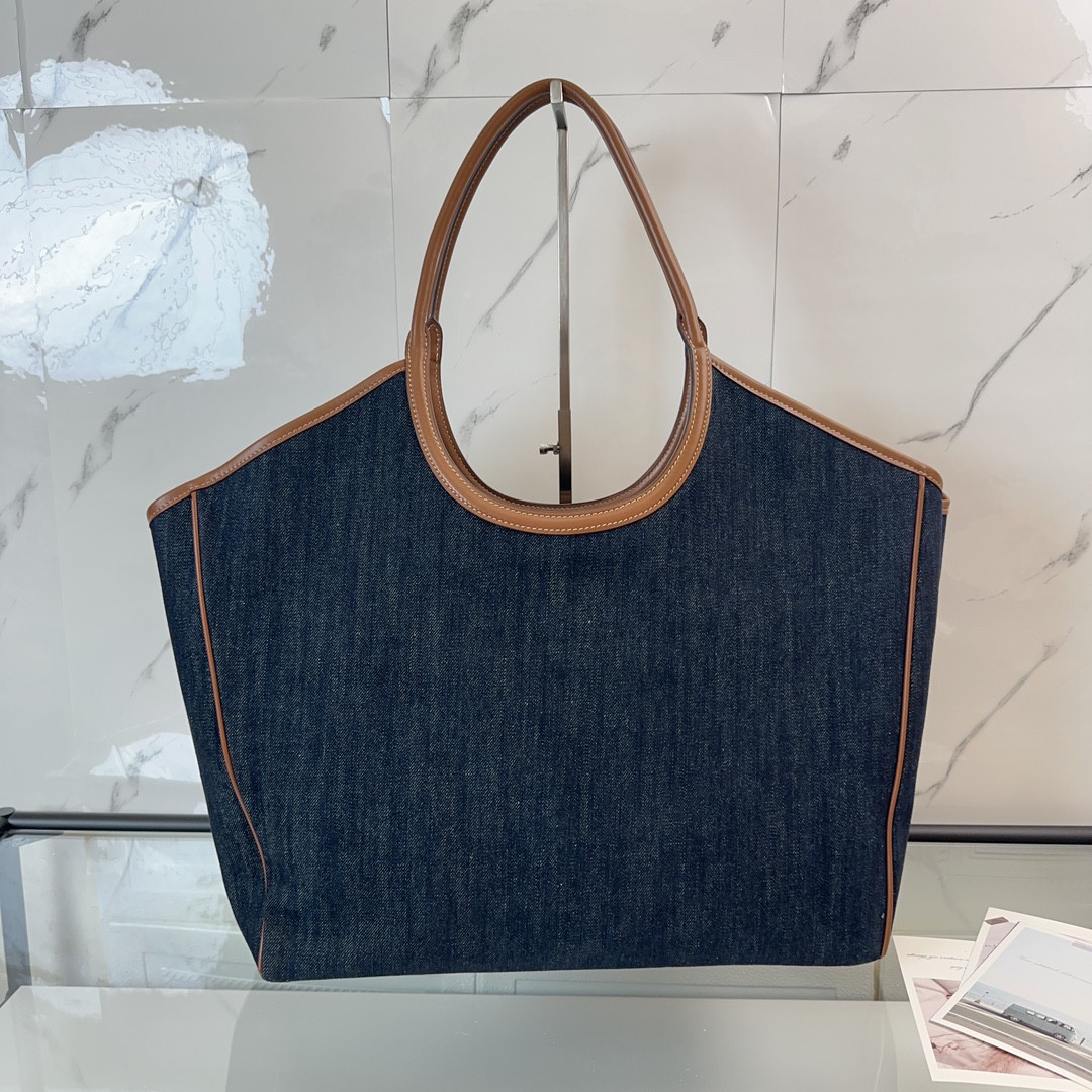 Miu Miu IVY denim bag 37x 36x18cm