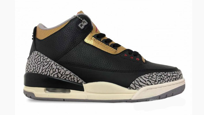 Air Jordan 3 Retro Black Gold
