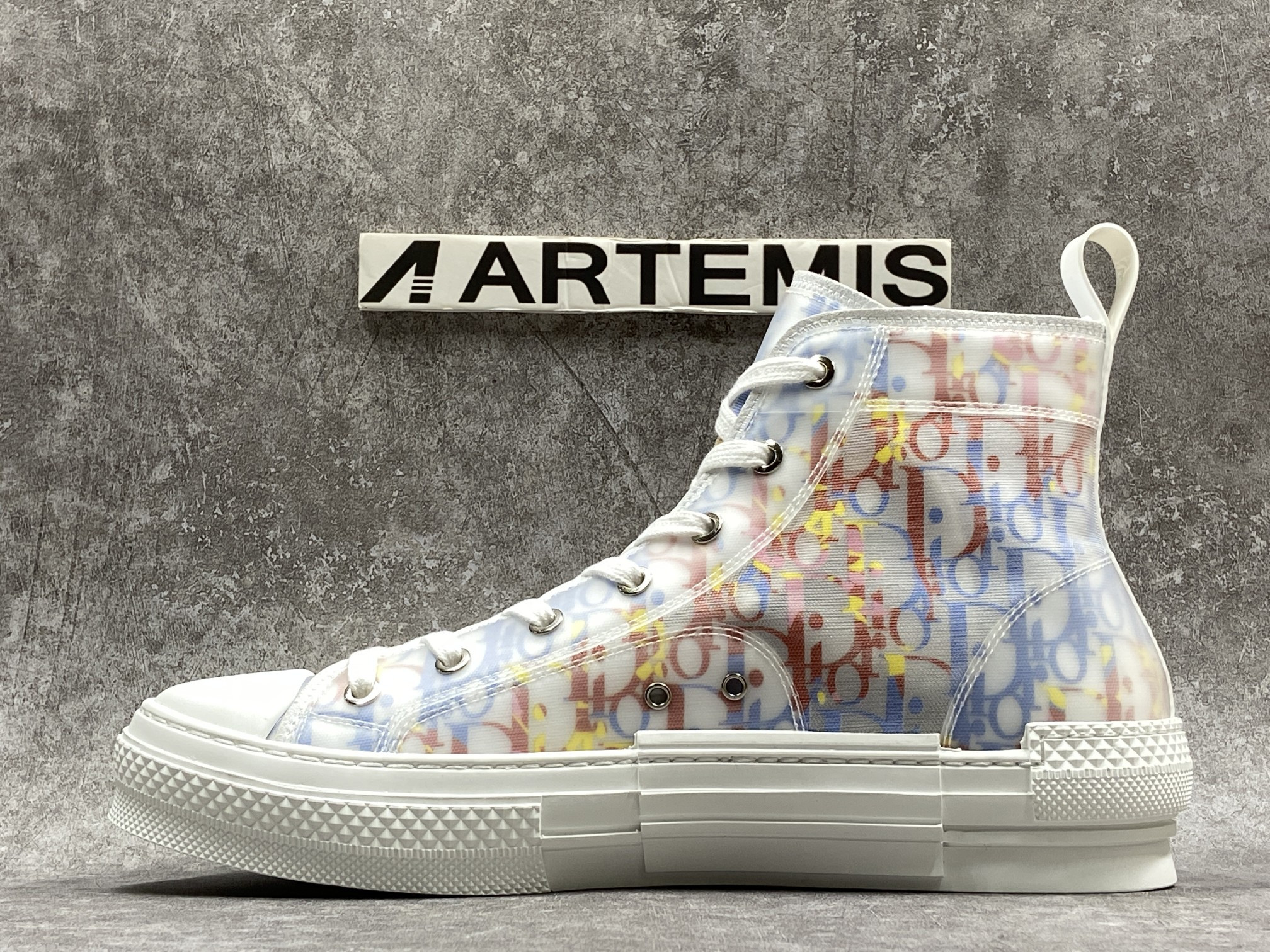 D*or b23 high top multicolor oblique
