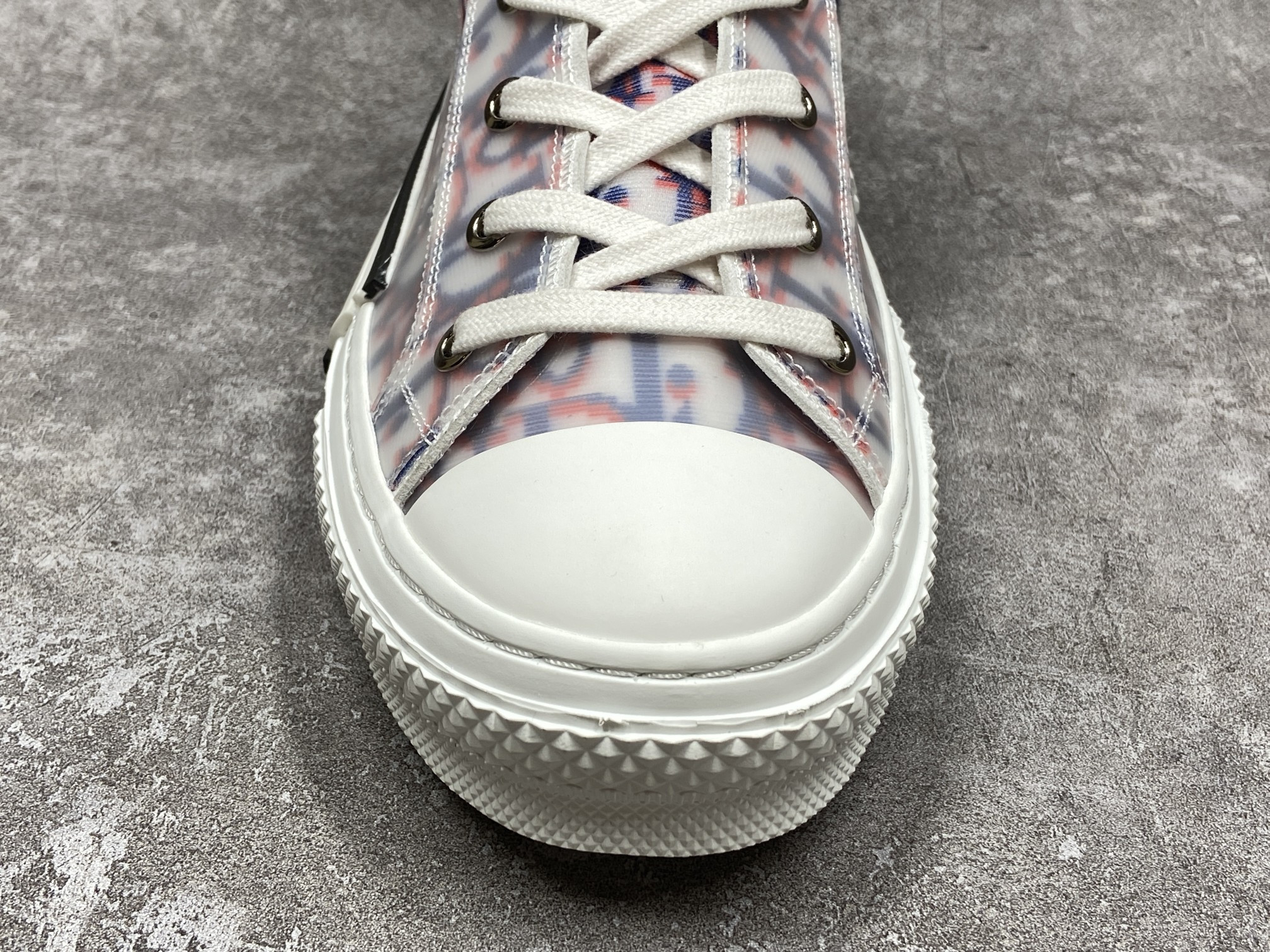 D*or b23 high top red blue oblique