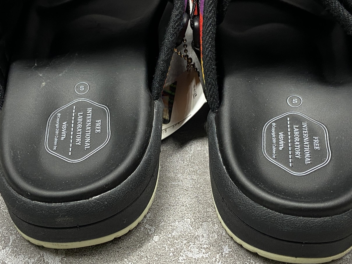 Visvim Christo Sandal Slipper Rainbow