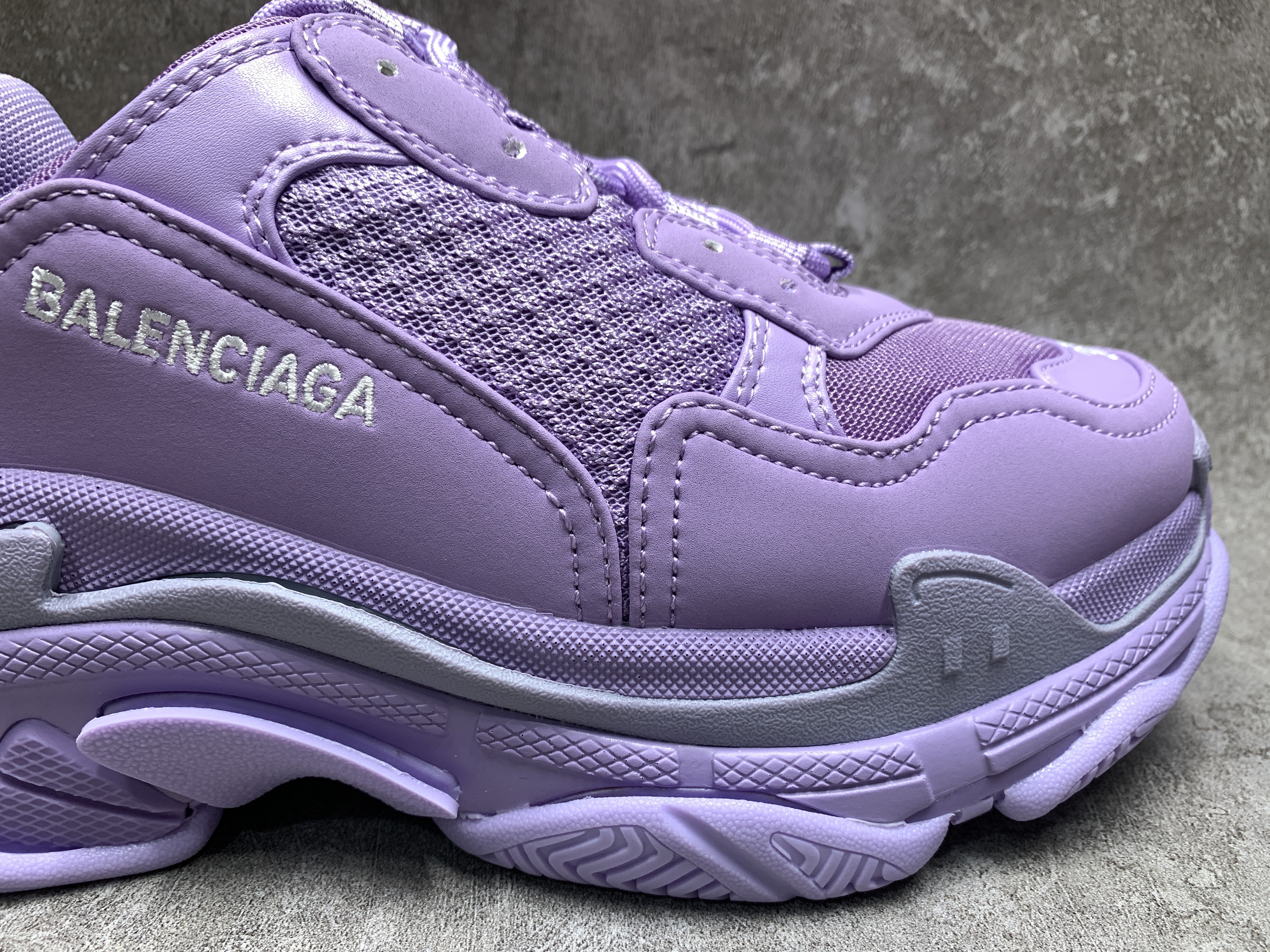 Balenciga Triple S Sneaker Purple