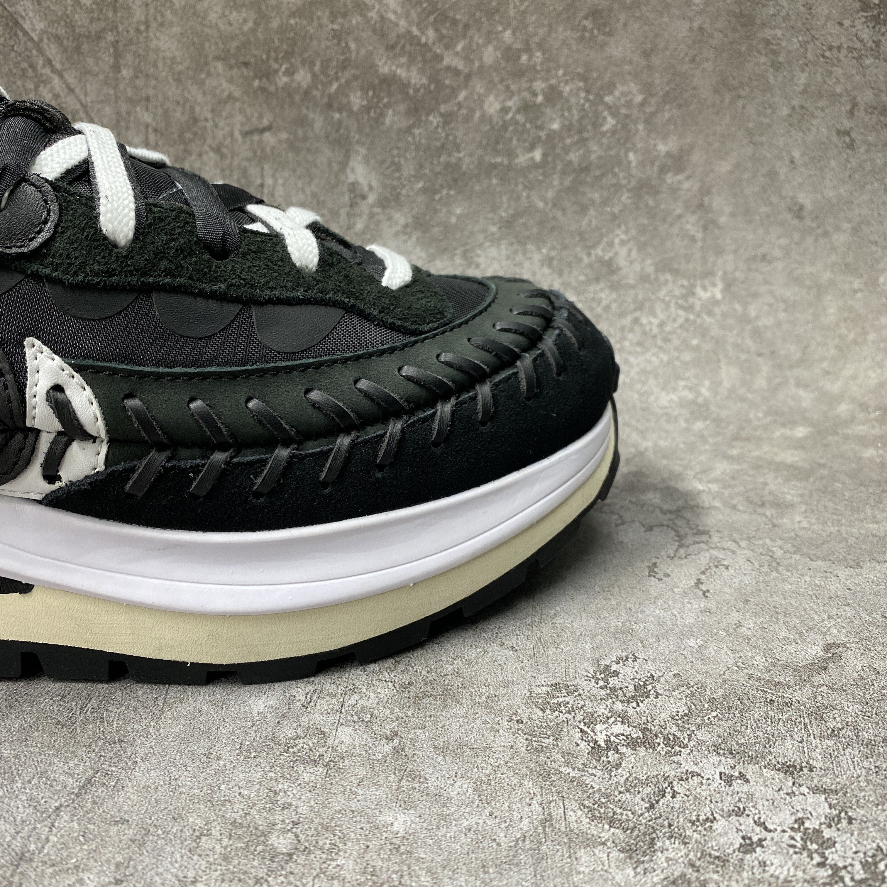 Nike Vaporwaffle Sacai Jean Paul Gaultier Black White