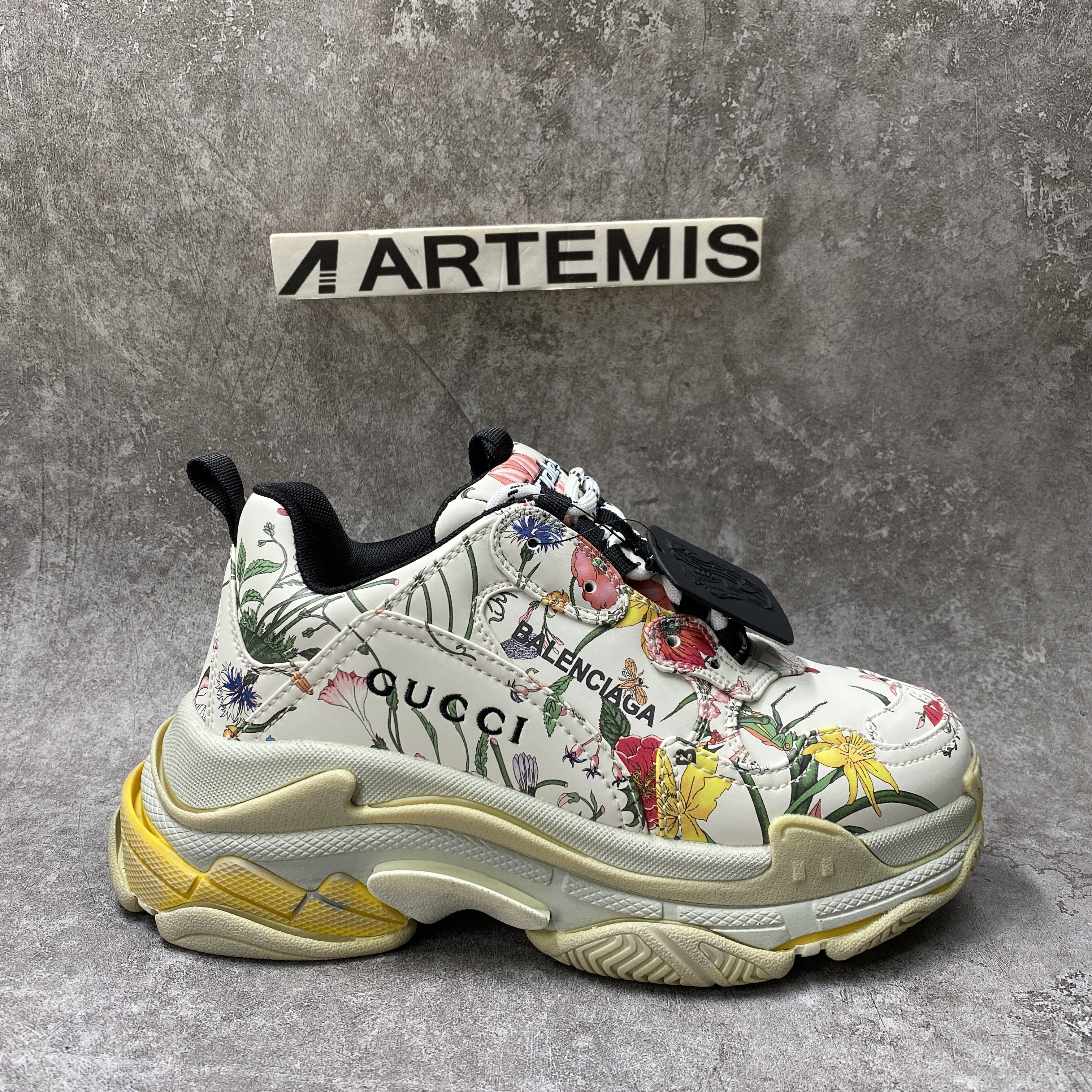 Balenciga X G The Hacker Project Triple S Flora Print