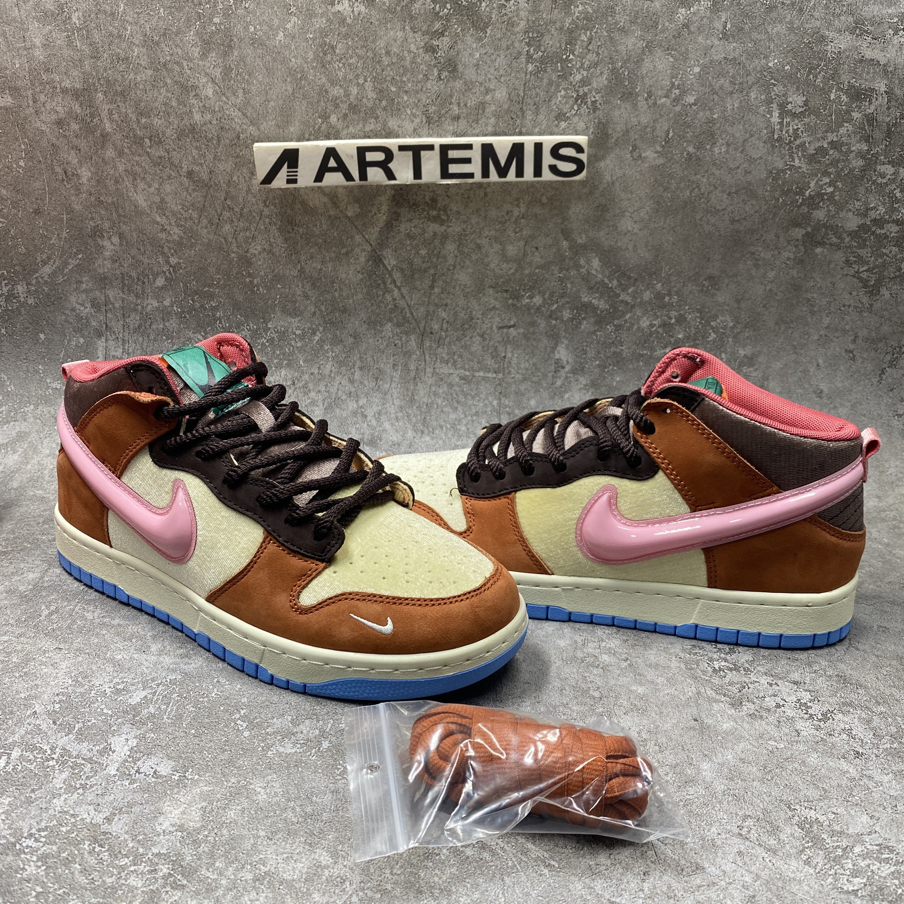 Nike Dunk Mid Social Status Free Lunch Chocolate Milk