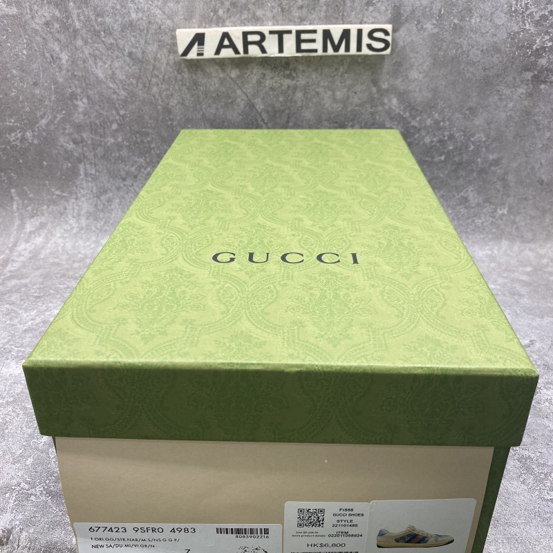 GC Crystal-embellished GG Screener sneakers