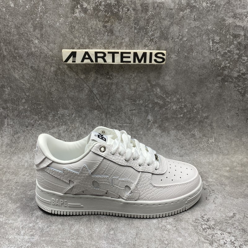 A Bathing Ape Bape Sta White