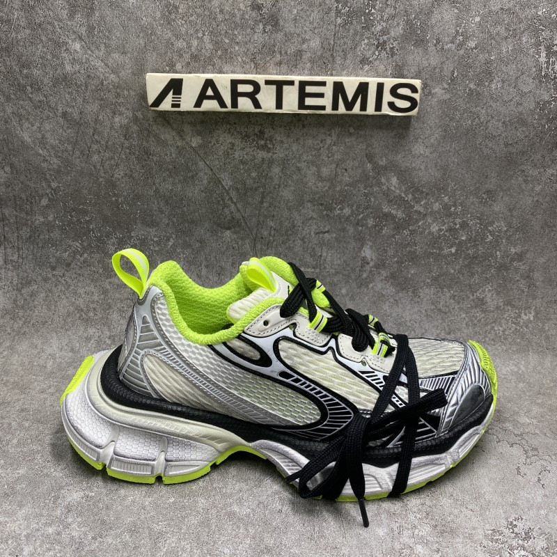 Balenciga  3xl Sneakers In Silver Green