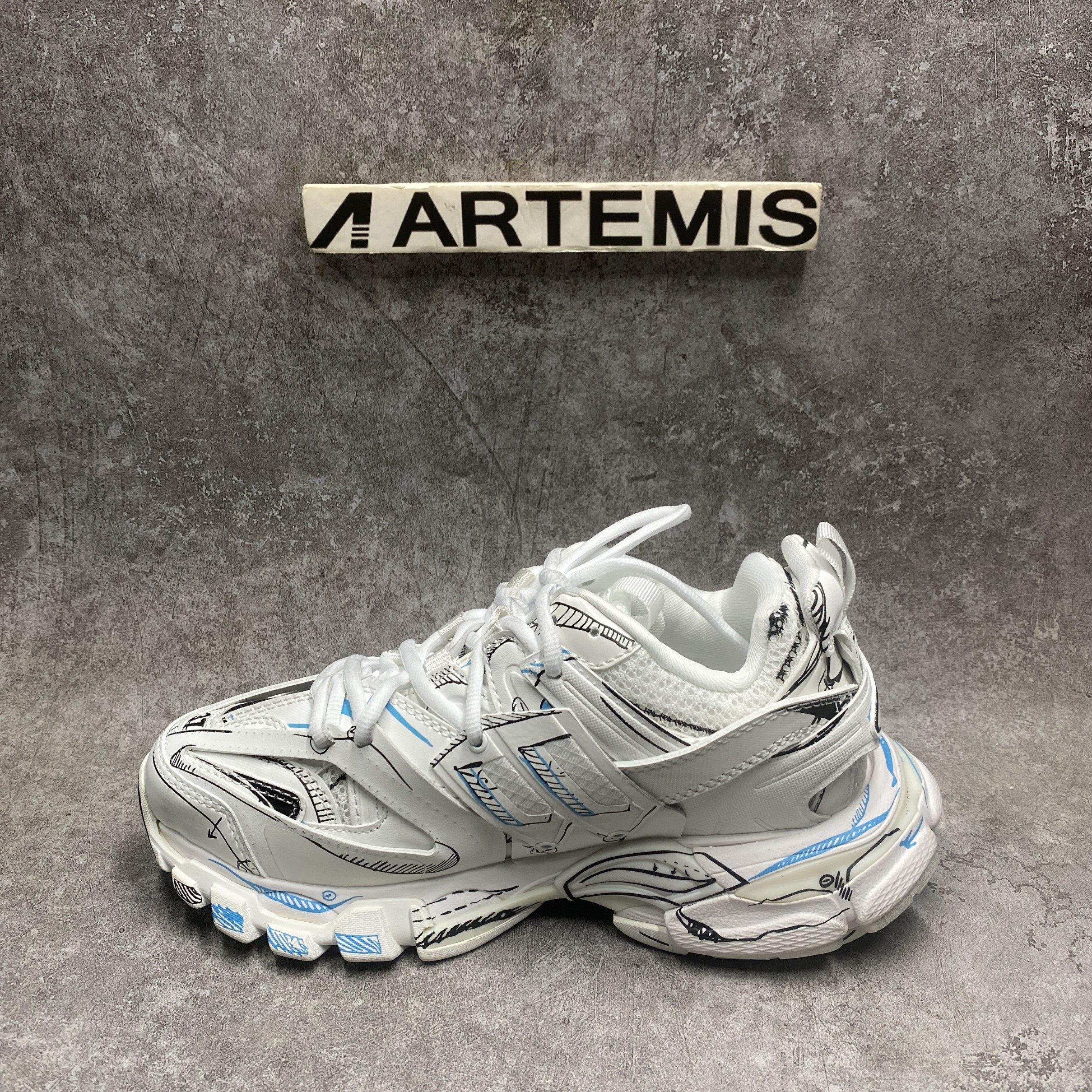 Balenciga Track Sneaker in Multicolor