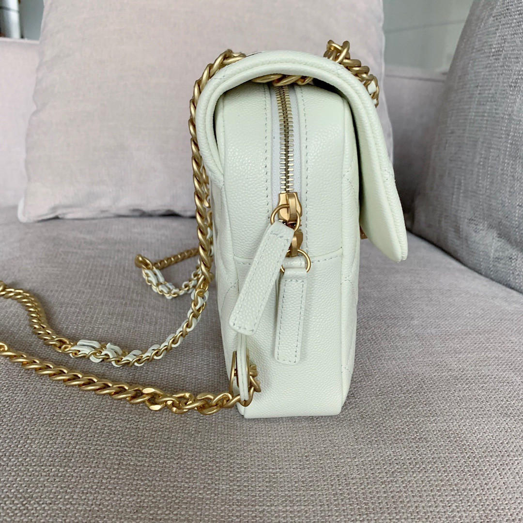 Ch*el ado backpack in white