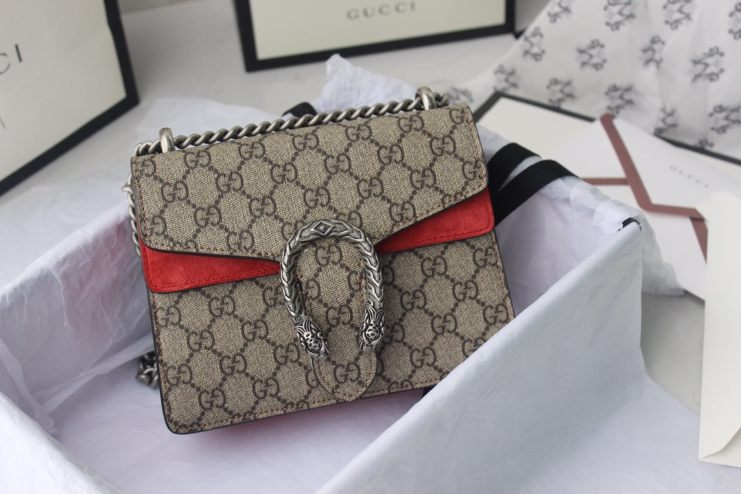 g*u*i dionysus gg S*p*e mini bag 8"wx5"hx2.3"d