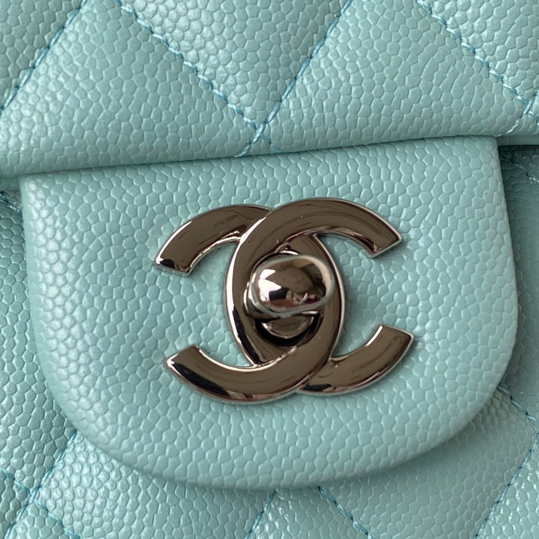 Ch*el classic flap bag 15.5×25.5×6.5cm