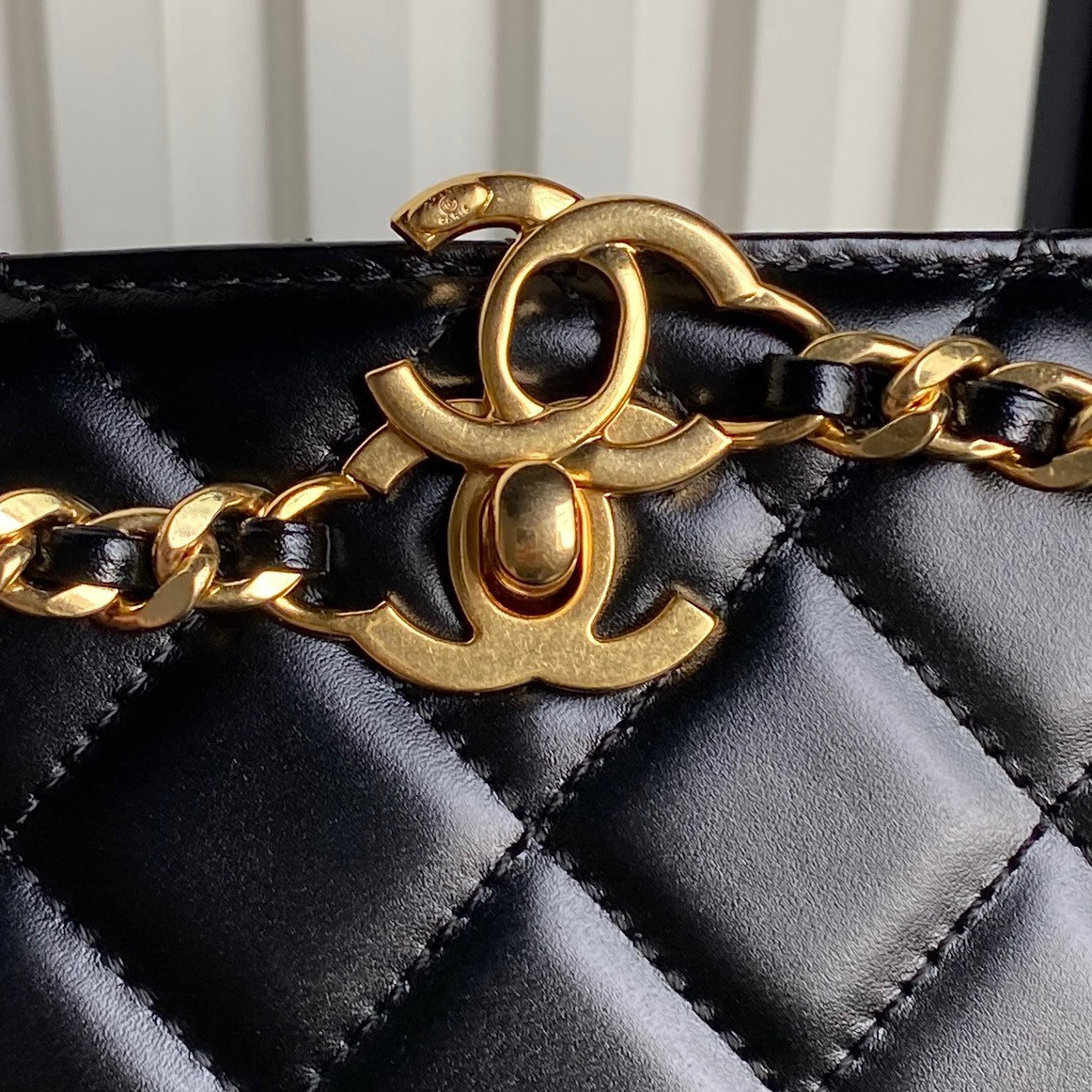 Ch*el 24k handbag 16×21×7cm