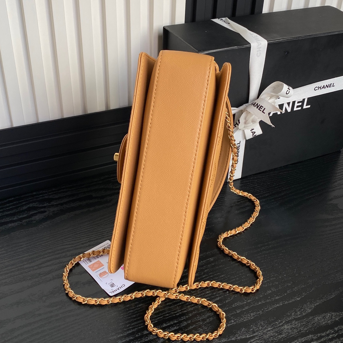 Ch*el classic flap bag 16×22×5cm as5166
