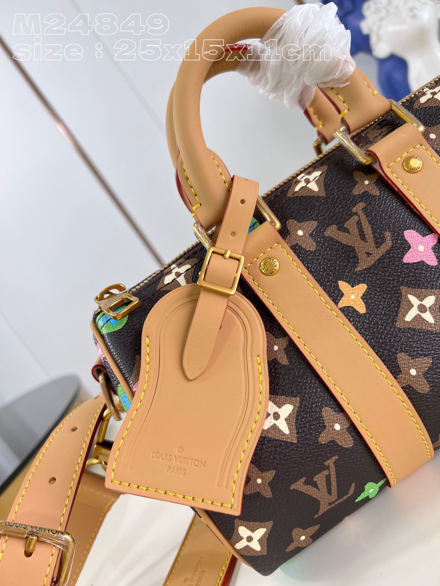 LV  Keepall Bandoulière 25 M24849 25 x 15 x 11cm