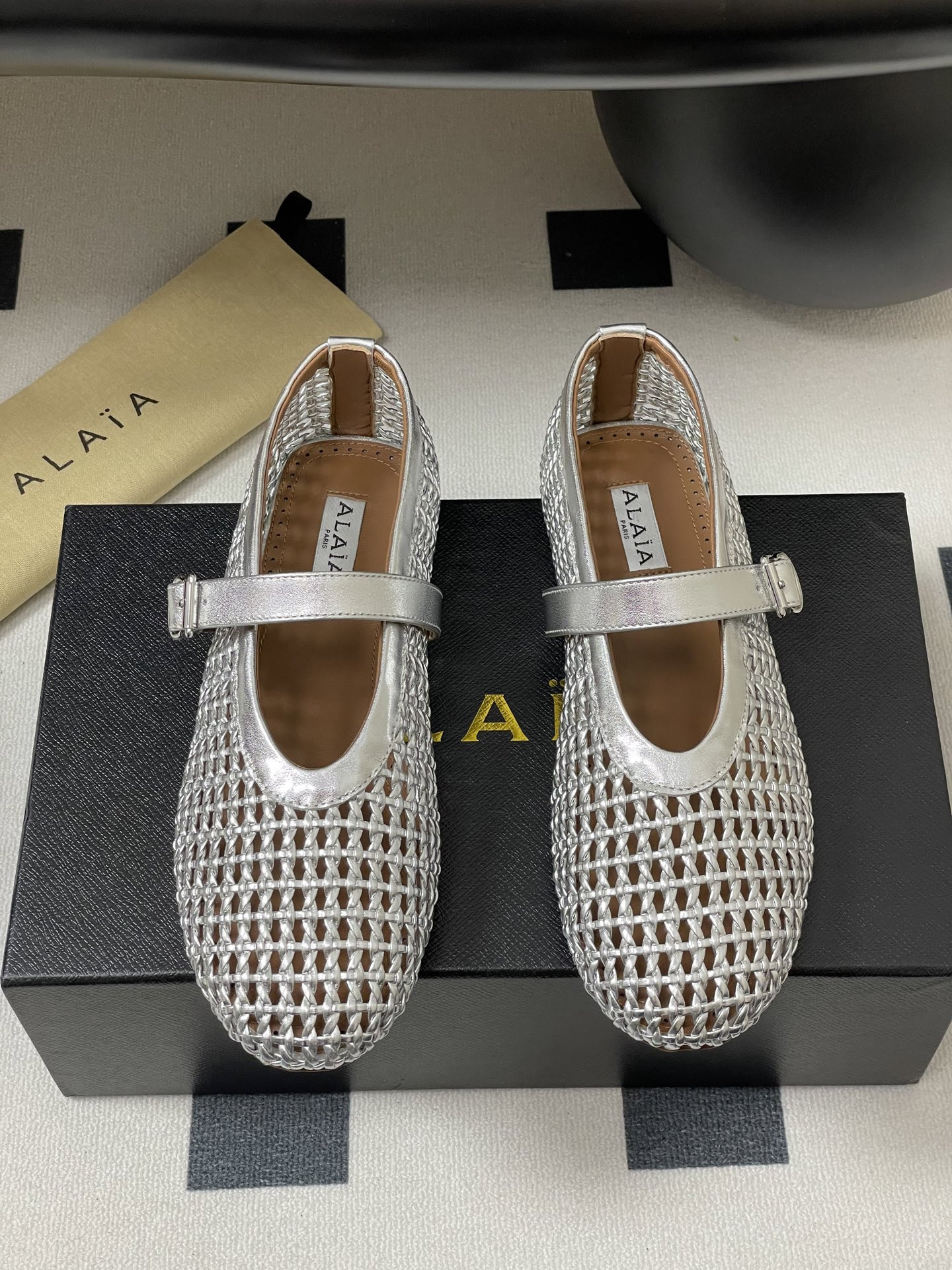 UA Alaïa BRAIDED BALLET FLATS(Customized Size 7-10 days production time)