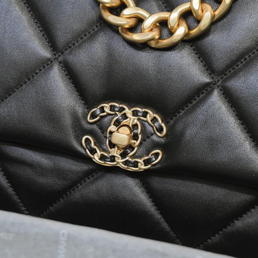 Ch*el 19 maxi handbag