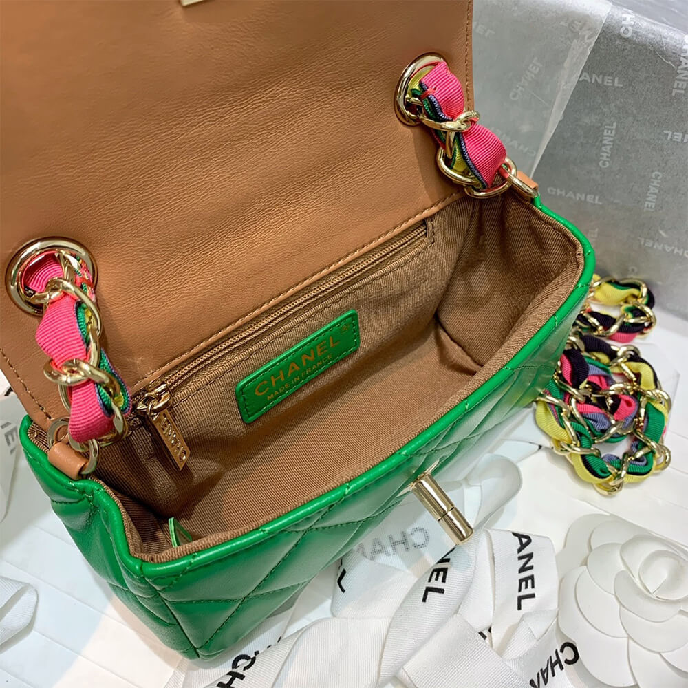Ch*el small flap bag