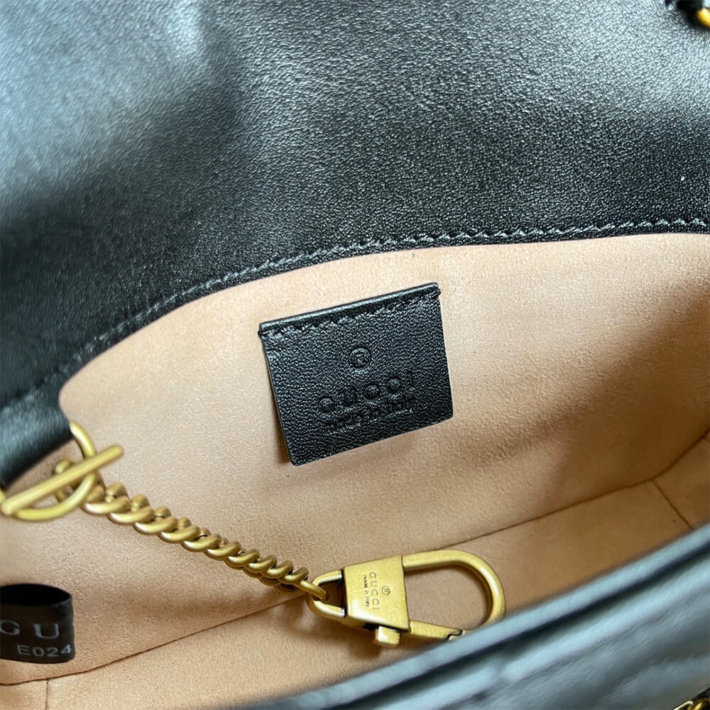 gg marmont matelasse leather S*per mini bag