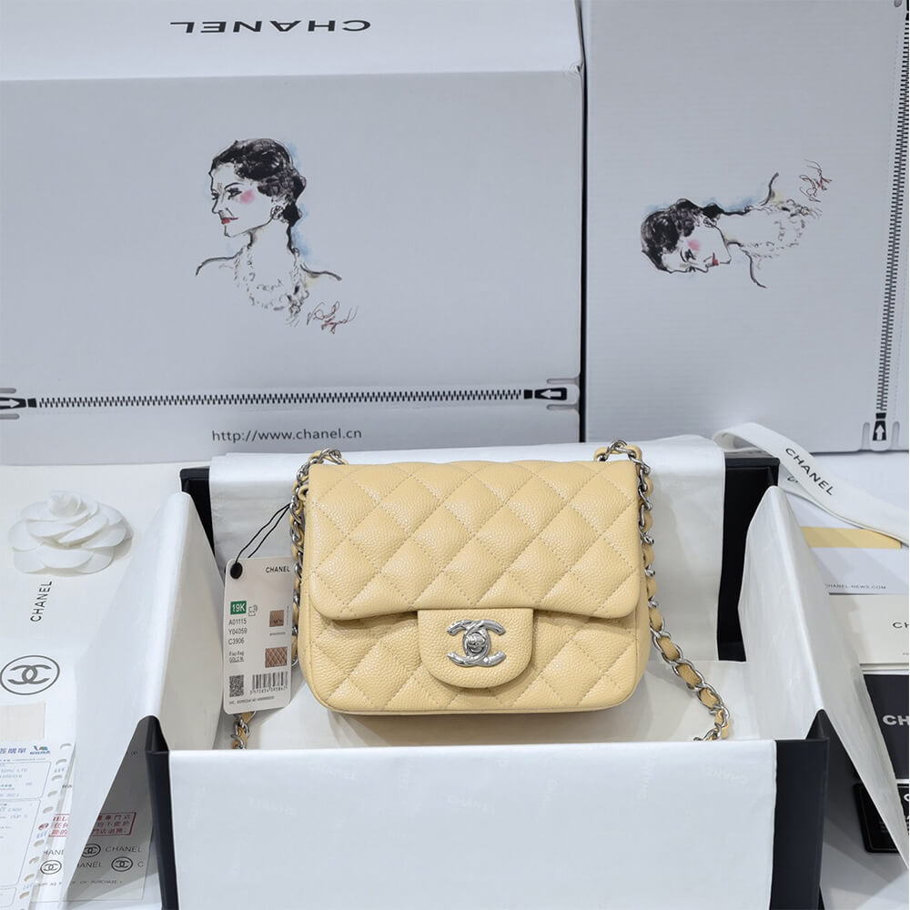 Ch*el mini flap bag